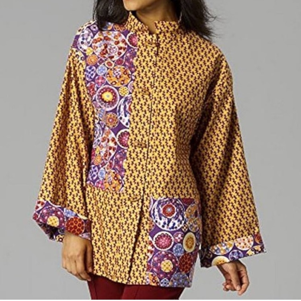 Colorful Patchwork Jacket Pattern for - Picture 2 of 5